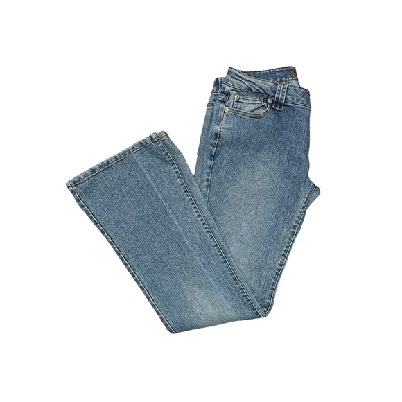 Wet Seal Vintage Y2K Low Waisted Flare Jeans Juniors Size 7 - Picture 2 of 10